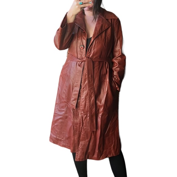 Vintage 24K Dan di Modes Leather Coat. - Picture 3 of 13